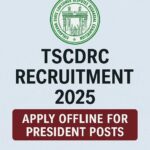 TSCDRC Recruitment 2025 – Apply Offline for President Posts